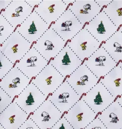 Janie and Jack Character Pajamas|Pajama Sets-Good Night Classic Pajamas In Peanuts Holiday Icons white peanuts holiday