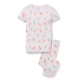Janie and Jack Pajama Sets|Pajamas-Good Night Pajama In Ice Cream Cone pale pink ice cream cone