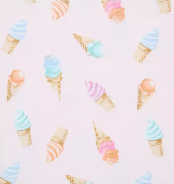 Janie and Jack Pajama Sets|Pajamas-Good Night Pajama In Ice Cream Cone pale pink ice cream cone