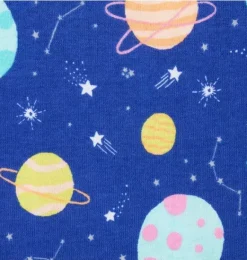 Janie and Jack Pajamas|Pajama Sets-Good Night Pajama In Space Dreams true blue space dreams