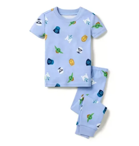 Janie and Jack Pajamas|Pajama Sets-Good Night Pajama In STAR WARS Friends periwinkle heather star wars