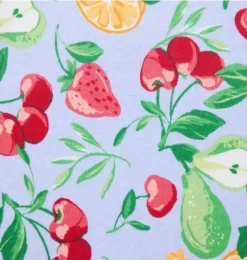 Janie and Jack Pajama Sets|Pajamas-Good Night Pajama In Sweet Fruit Dreams periwinkle blue fruit