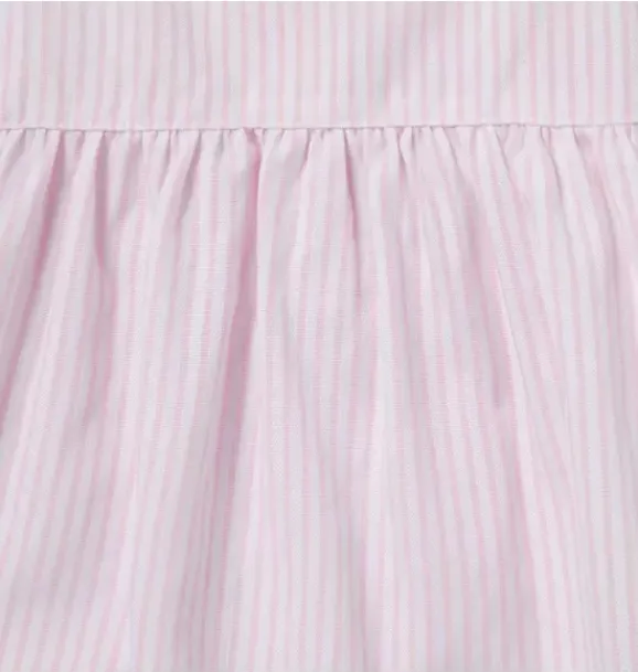 Janie and Jack Pajama Sets|Pajamas-Good Night Ruffle Pajama In Stripe light pink stripe