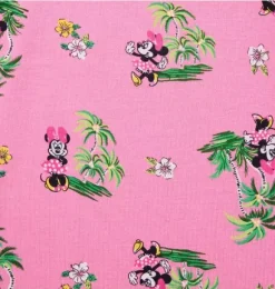 Janie and Jack Pajama Sets|Character Pajamas-Good Night Short Pajama In Disney Minnie Mouse Vacation sunrise pink minnie mouse vacation