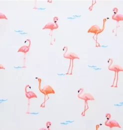 Janie and Jack Family Matching Pajamas|Pajamas-Good Night Short Pajama In Flamingo white flamingo