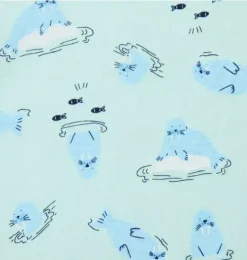 Janie and Jack Pajama Sets|Pajamas-Good Night Short Pajama In Walrus mint chip walrus