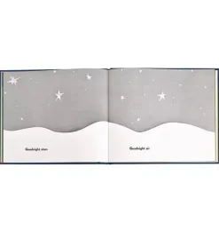Janie and Jack Books-GOODNIGHT MOON LEATHER EDITION blue