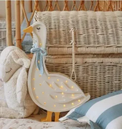 Janie and Jack Lighting-Goose Lamp white