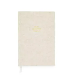 Janie and Jack Desk Accessories-Gratitude Journal, Flax multi
