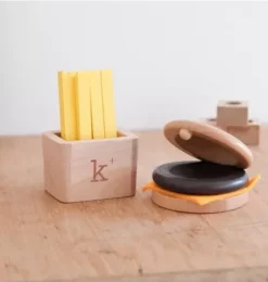 Janie and Jack Imaginary Play-Hamburger & Fries Musical Play Set multi