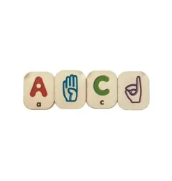 Janie and Jack Development Toys-Hand Sign Alphabet A-Z multi