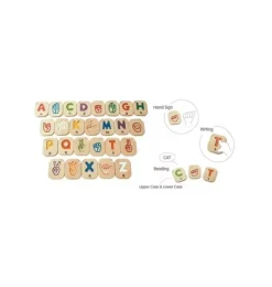 Janie and Jack Development Toys-Hand Sign Alphabet A-Z multi