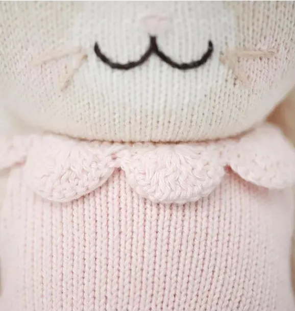 Janie and Jack Stuffed Animals-Hannah the bunny light/pastel pink
