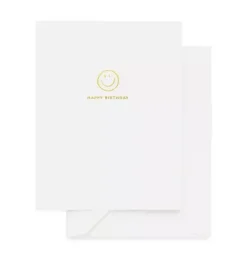 Janie and Jack Stationery-Happy Birthday Smiley Greeting Card multi