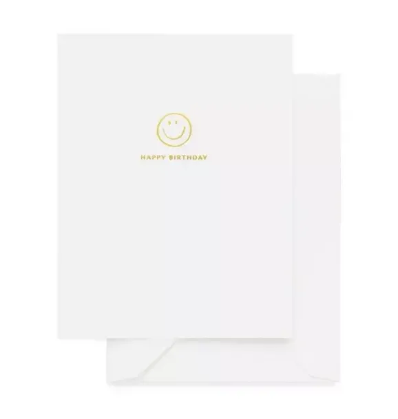 Janie and Jack Stationery-Happy Birthday Smiley Greeting Card multi