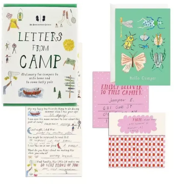 Janie and Jack Stationery-Happy Camper Bundle multi