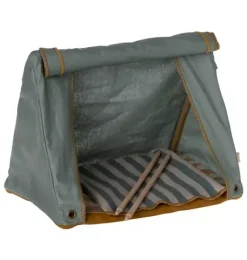 Janie and Jack Dolls-Happy Camper Tent, Mouse green