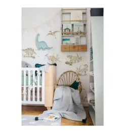 Janie and Jack Wallpaper-Happy Dino Wonderland Wall Decal Set multi