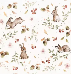 Janie and Jack Wallpaper-Happy Rabbits Wallpaper multi
