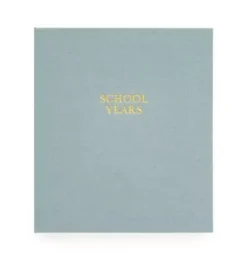 Janie and Jack Desk Accessories-Harbor Blue School Years Photo Book multi