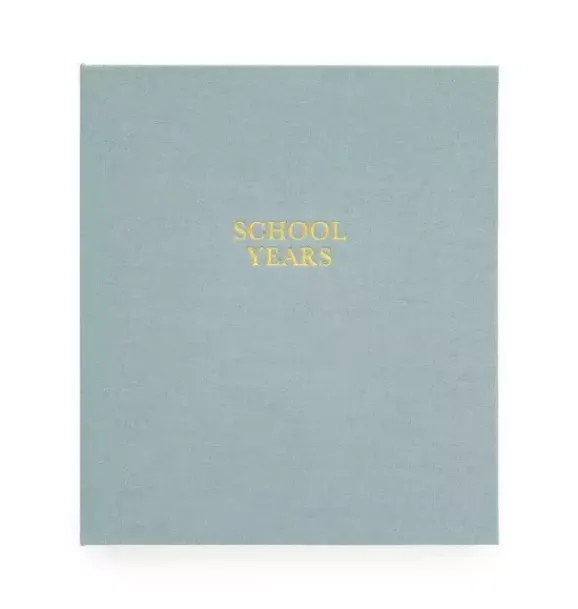 Janie and Jack Desk Accessories-Harbor Blue School Years Photo Book multi