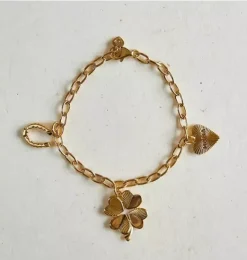 Janie and Jack Jewelry|Adult Accessories-Hart's MAMA Charm Bracelet gold