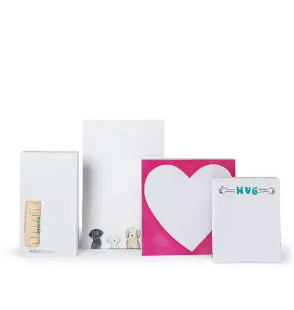 Janie and Jack Stationery-Heart Lined Notepad multi