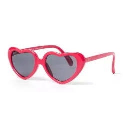 Janie and Jack Accessories|Sunglasses-Heart Sunglasses bright ruby
