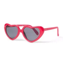 Janie and Jack Accessories|Sunglasses-Heart Sunglasses bright ruby