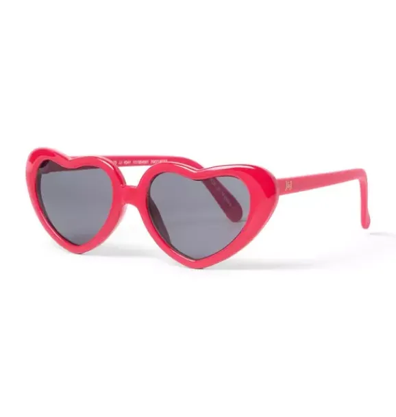 Janie and Jack Accessories|Sunglasses-Heart Sunglasses bright ruby