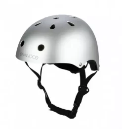 Janie and Jack Bicycles-Helmet Chrome silver