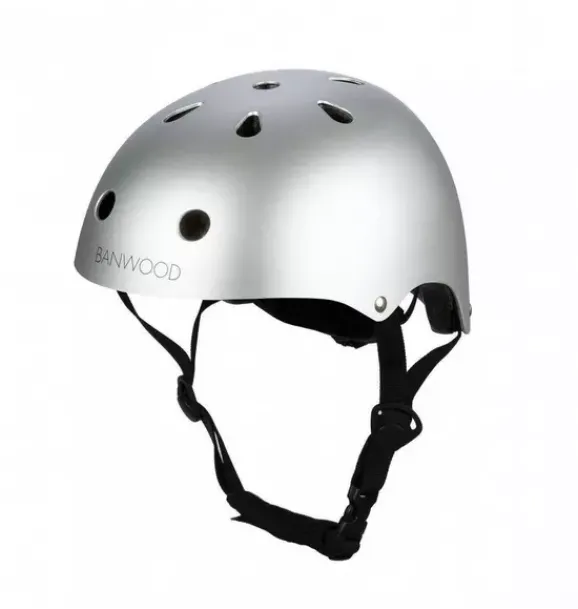 Janie and Jack Bicycles-Helmet Chrome silver