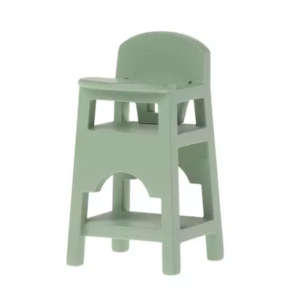 Janie and Jack Dolls-High Chair, Mouse - Mint / Default Title multi