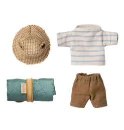 Janie and Jack Dolls-Hiker mouse, Big brother - Stripes multi
