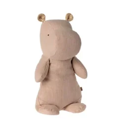 Janie and Jack Stuffed Animals-Hippo, Medium - light rose