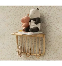 Janie and Jack Stuffed Animals-Hippo, Small - apricot