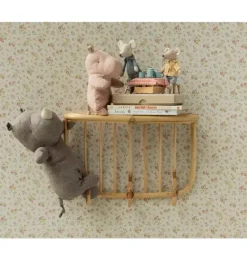 Janie and Jack Stuffed Animals-Hippo, Small - soft rose