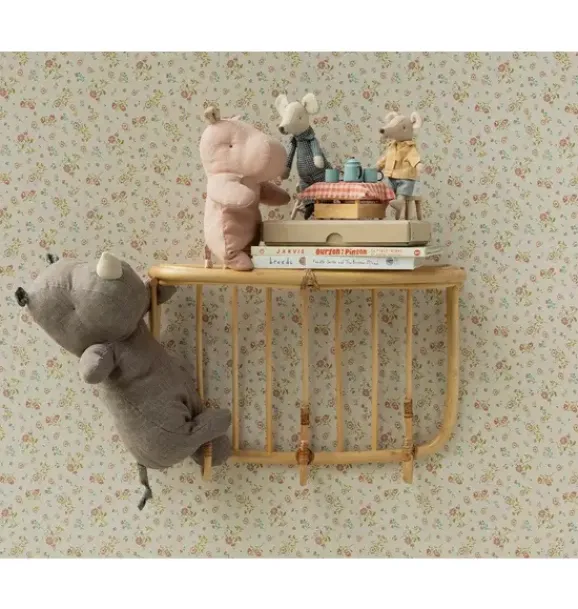 Janie and Jack Stuffed Animals-Hippo, Small - soft rose