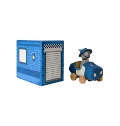 Janie and Jack Stuffed Animals-Holdie Dog-Go - Officer - blue