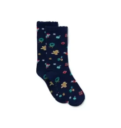Janie and Jack Socks & Tights-Holiday Icon Sock merchant marine holiday icon