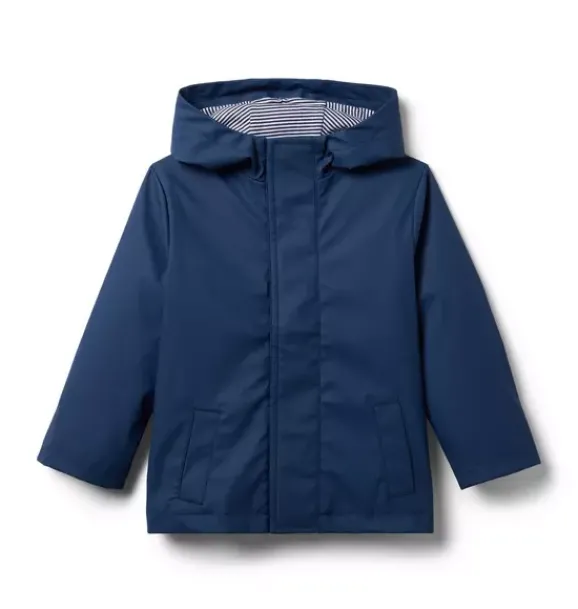 Janie and Jack Jackets & Coats-Hooded Raincoat merchant marine