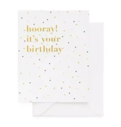 Janie and Jack Stationery-Hooray! It's your birthday Greeting Card multi