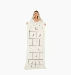 Janie and Jack Playroom-Hopscotch Mat ivory