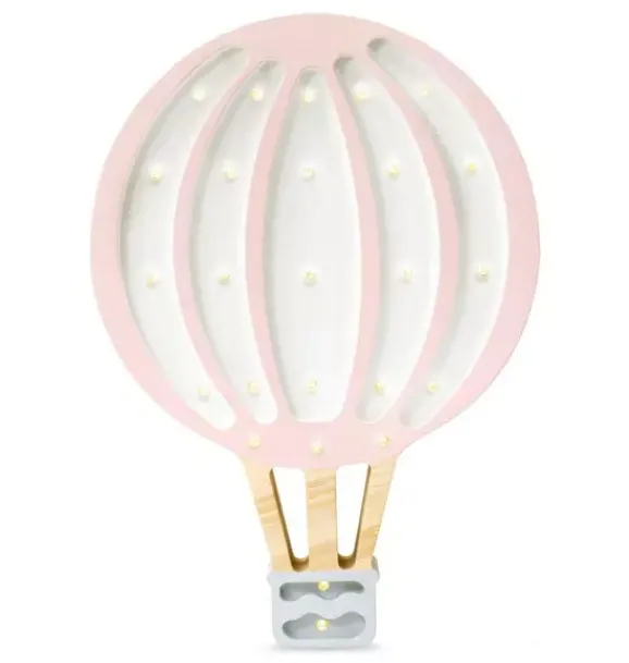 Janie and Jack Lighting-Hot Air Balloon Lamp pink