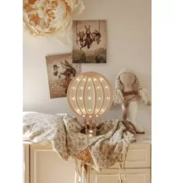 Janie and Jack Lighting-Hot Air Balloon Lamp pink