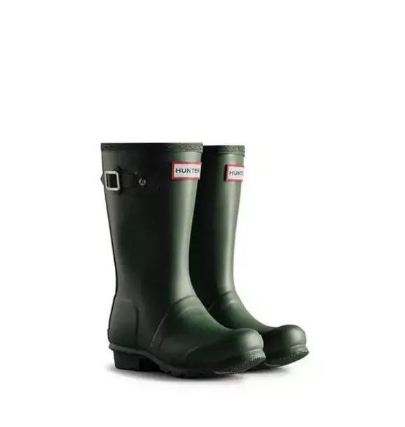 Janie and Jack Kids Shoes|Shoes-Hunter Original Big Kids First Classic Rain Boot hunter green
