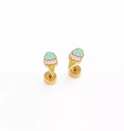 Janie and Jack Jewelry|Kids Accessories-Ice Cream Stud Earring multi