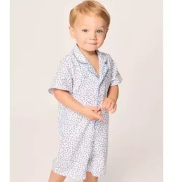 Janie and Jack Baby Pajamas|Family Matching Pajamas-Infants Classic Romper in bluehearts