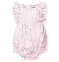 Janie and Jack Baby Pajamas|Petite Plume-Infants Ruffled Romper in sweethearts