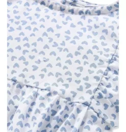 Janie and Jack Baby Pajamas|Petite Plume-Infants Ruffled Romper in bluehearts